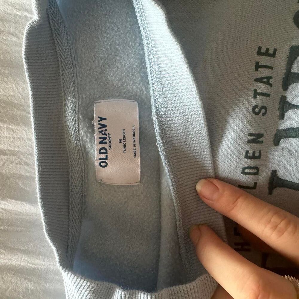Old Navy Women's Blue Sweat Set Top/Bottoms - Size Medium - Picture 5 of 5